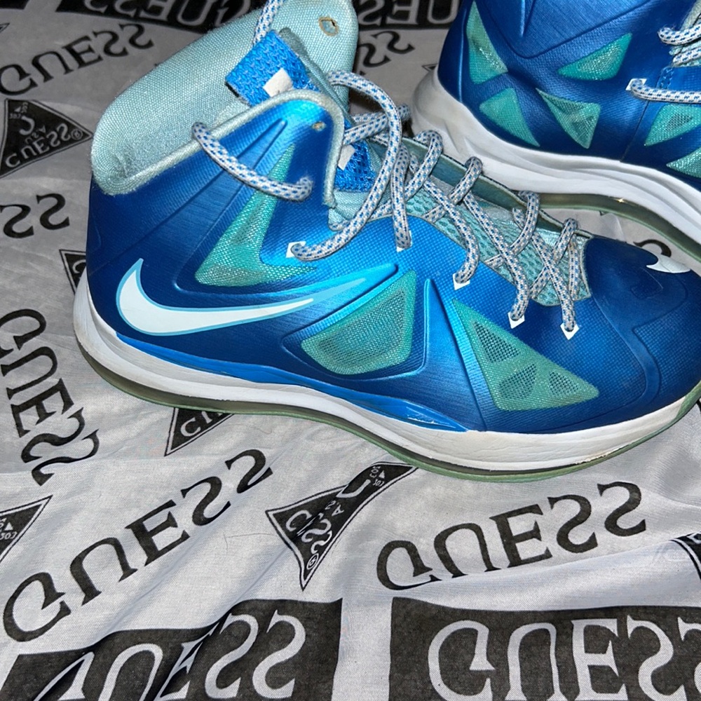 Lebron 10s Blue